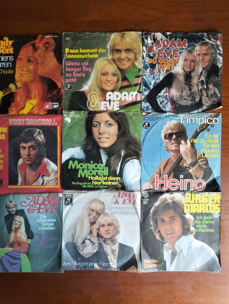 Discos de vinil singles vários (1,00€ cada)
