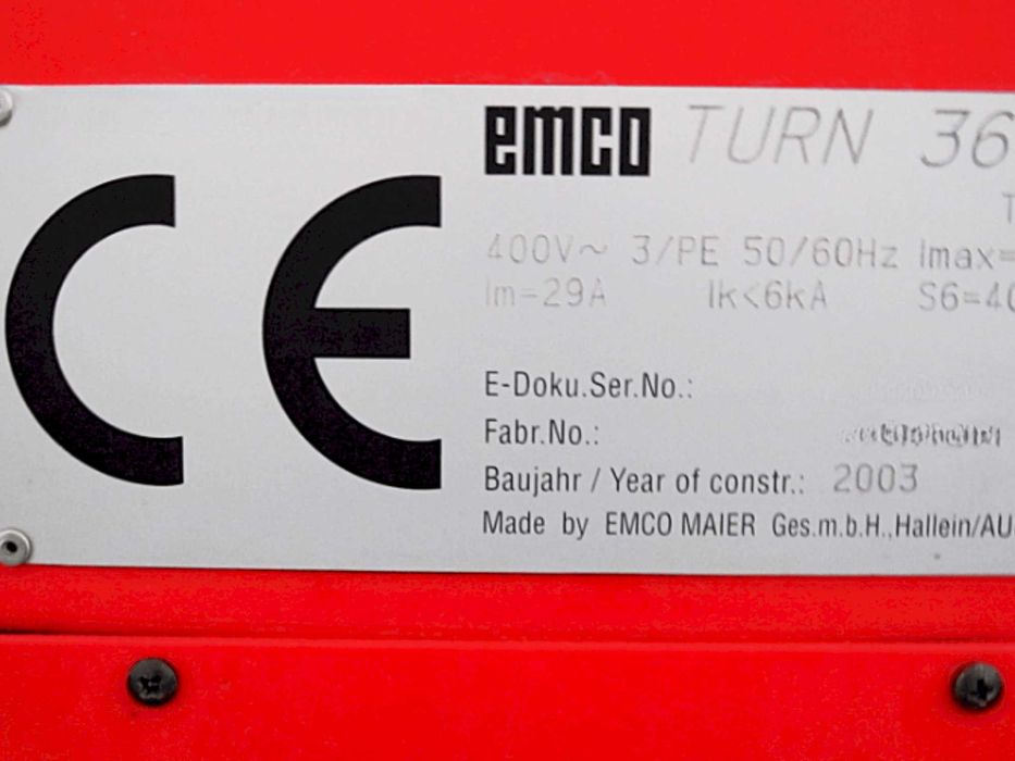 Tokarka EMCO Turn 365 TCMY – 2003, oś Y, Siemens 810D