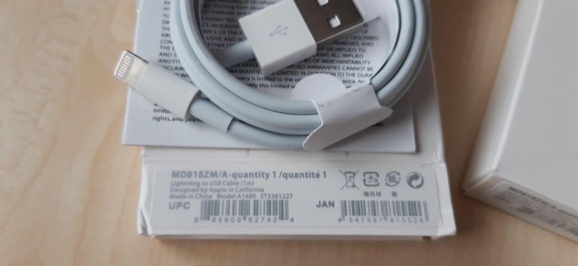 Kabel do iPhone USB Lightning NOWY