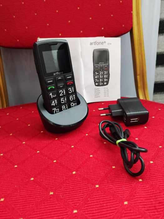 Telefon Komórkowy dla Seniora Artfone C1+ duże przyciski Smartfon SOS