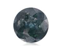 Diament 0.32ct Niebieski Rozeta I3