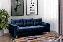 Wersalka kanapa sofa z funkcją spania SKANDYNAWSKA tkaniny PREMIUM
