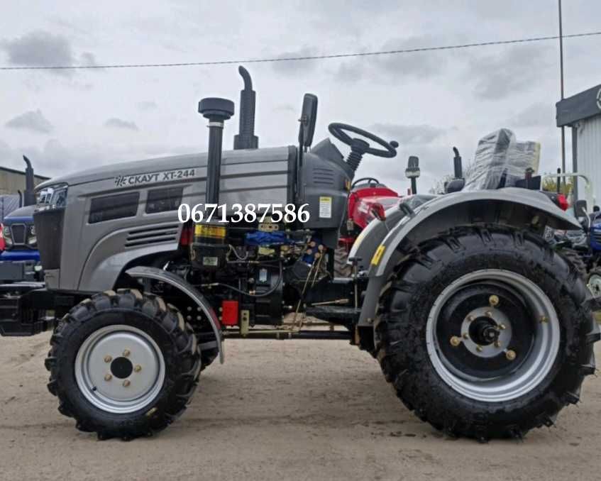 Мiнiтрактор Скаут XT-244(3*1) Редукторний мост 3-цилін Доставка Кредит
