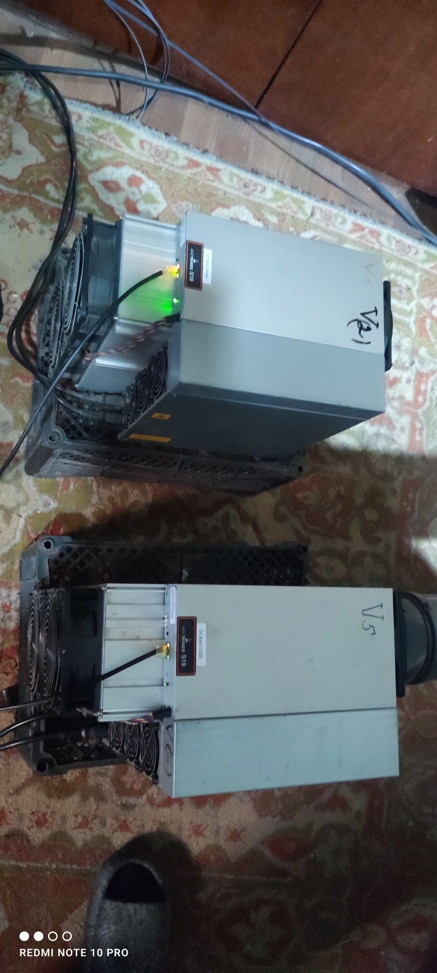 Asic S19 90Th/s 3250 Вт SHA-256, 126чипов, алюминиевых платах
