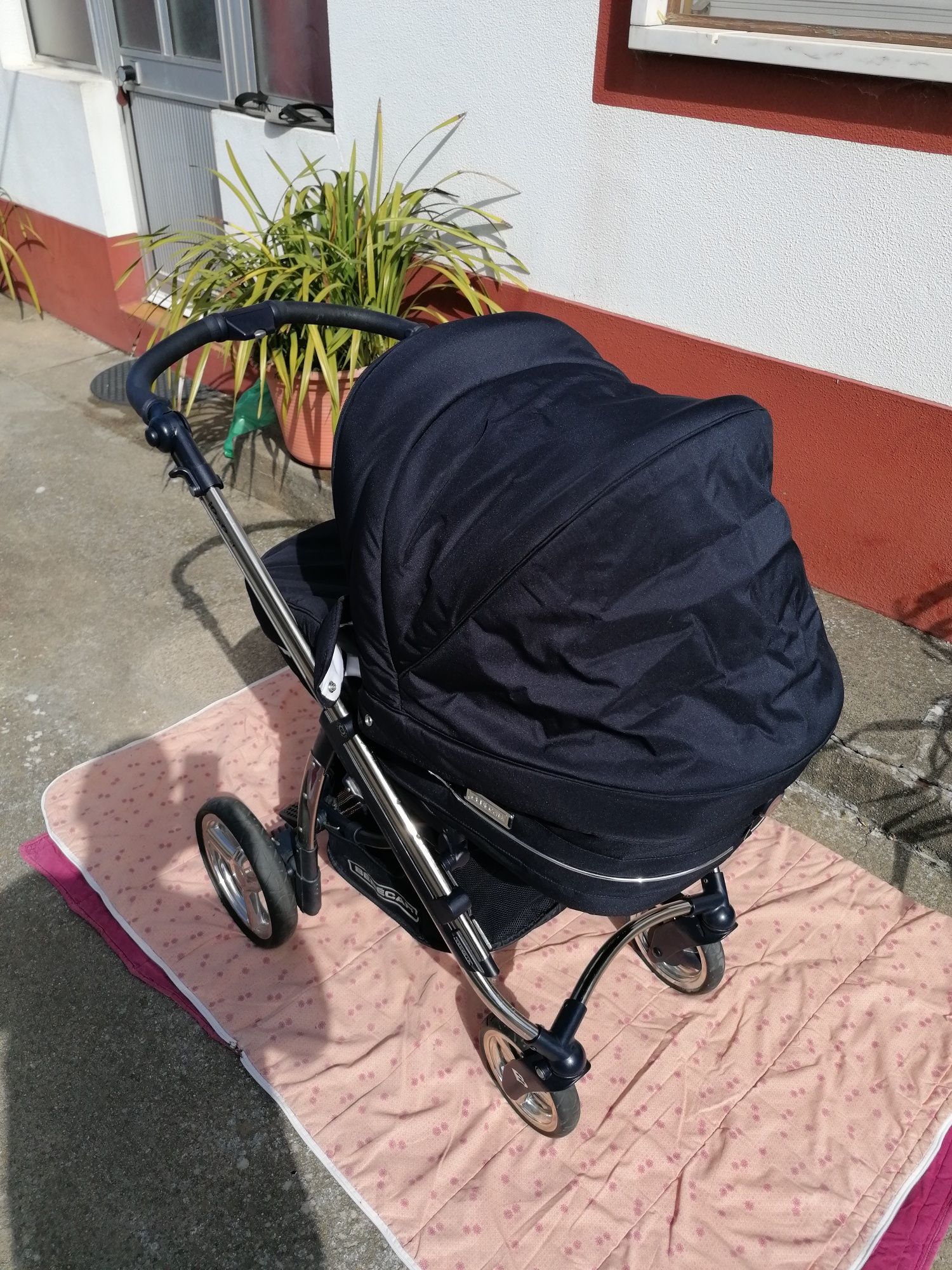 Carrinho de bebé BEBECAR IP-OP (Trio completo)