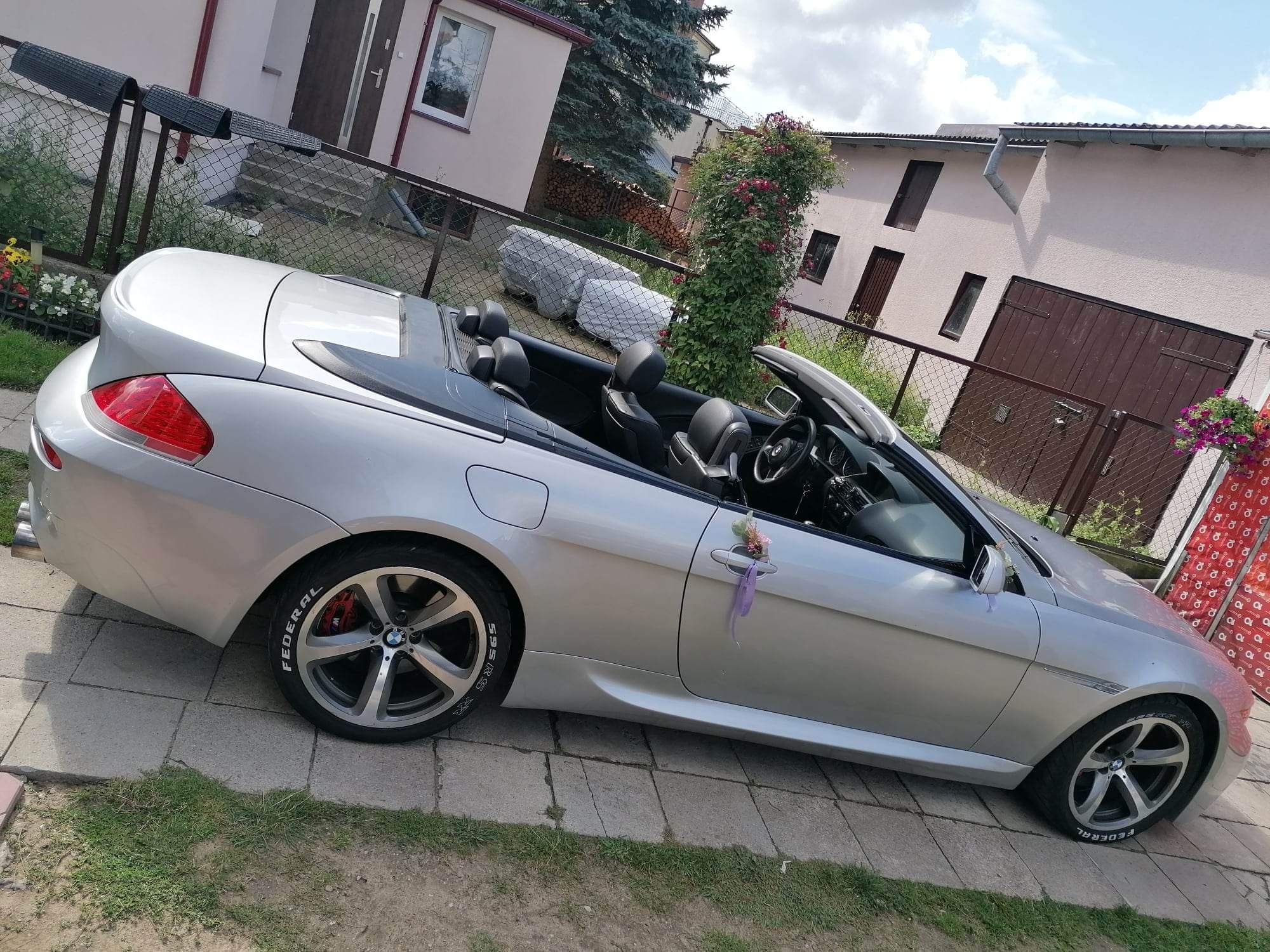 BMW E64 w cabrio 4.4 V8 srebrna 2005r (e63)