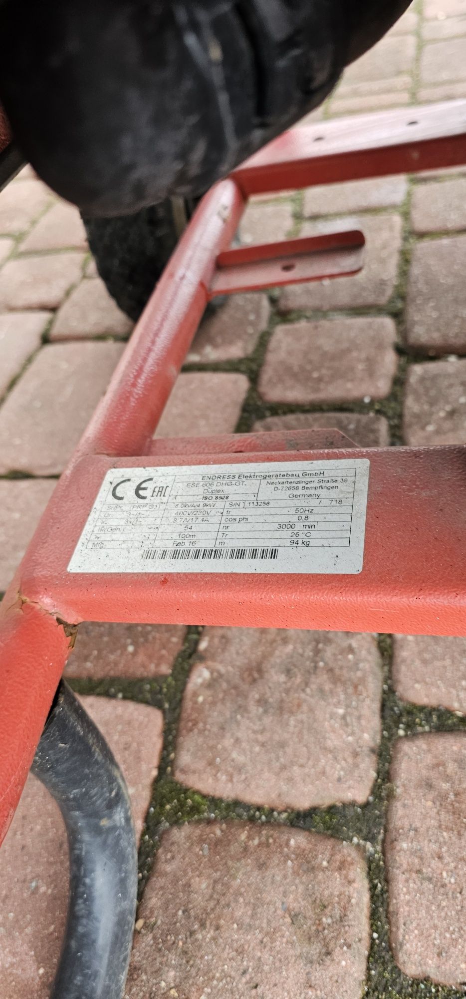 Agregat prądotwórczy ENDRESS ESE 606DGH Gt Fogo AVR