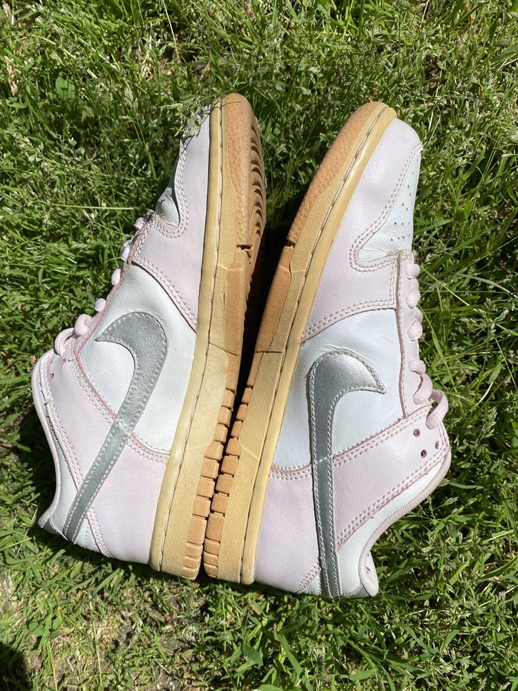 Кросівкт nike dunk pink vintage