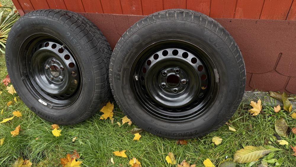 4 Koła zimowe Nissan Qashqai felgi stalowe opony Barum  215/65 R16