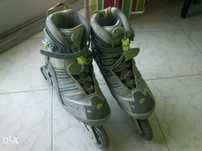 Patins em  linha