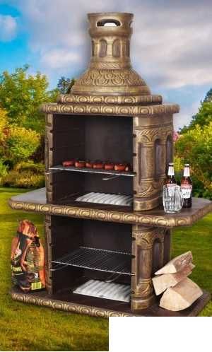 Grill betonowy wys 173 x 118 cm