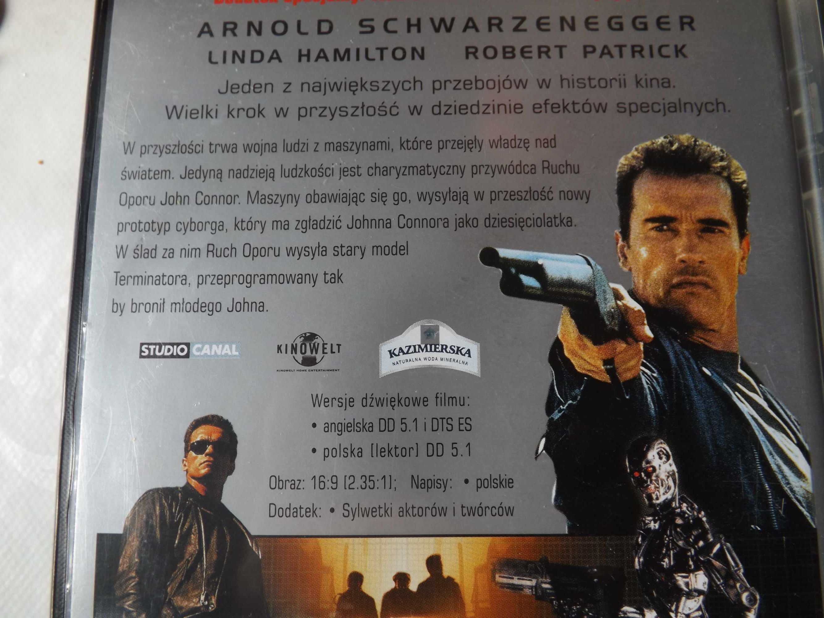 Terminator kolekcja Bunt , ocalenie, dzień sądu  film bajka  dvd