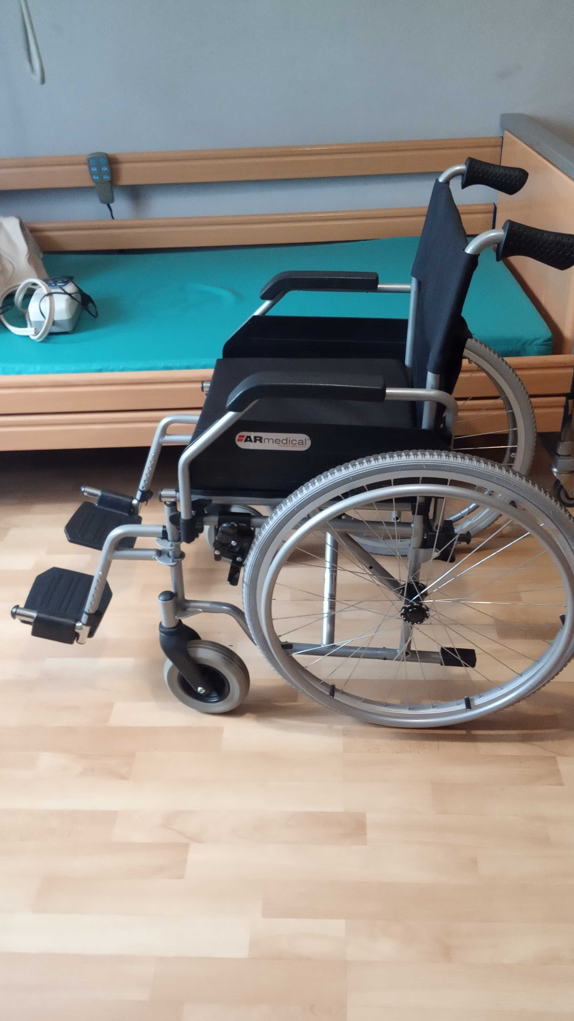 Wózek inwalidzki stalowy OPTIMUM AR-400 , AR- MEDICAL