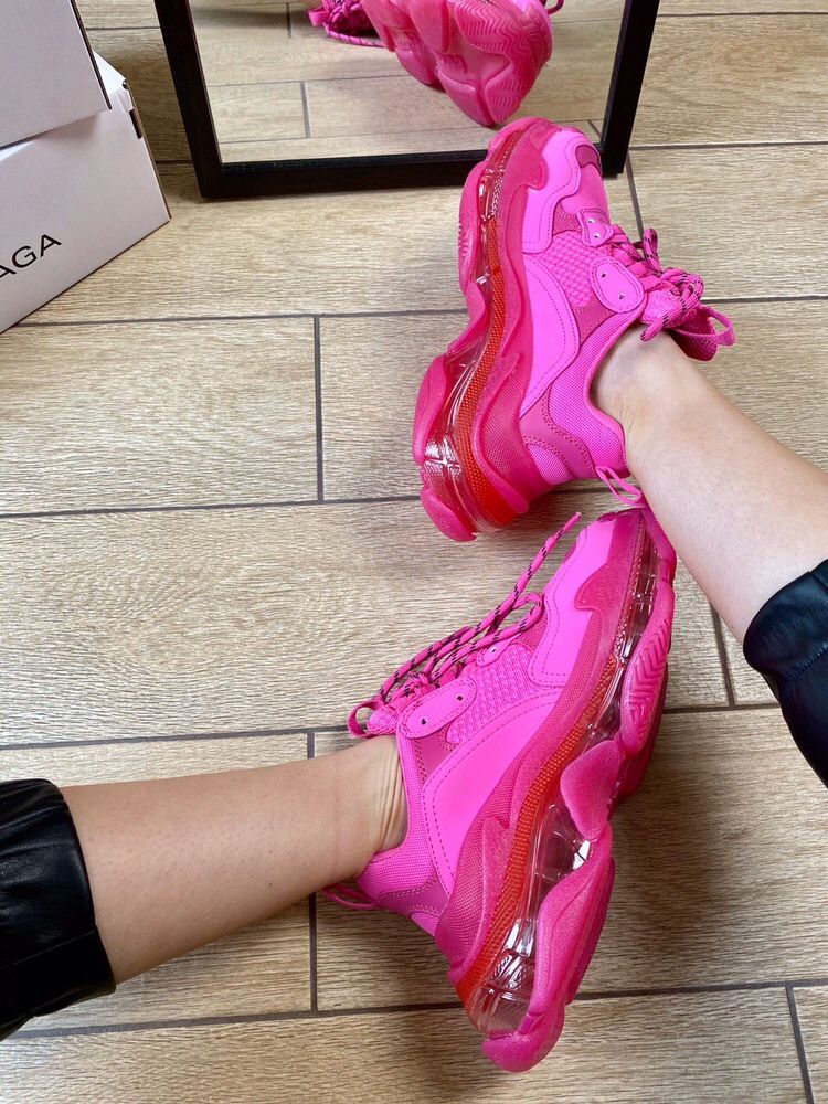 Buty Balenciaga Triple S Pink 36-40 damskie trampki top jakosc