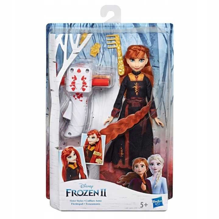 Frozen 2 Kraina Lodu Lalka Anna Z Lokówką E7003 B001