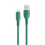USAMS Kabel U68 lightning 2A Fast Charge1m zielony/green SJ500USB04