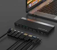 Док-станція WAVLINK USB-C 4K з трьома дисплеями UMD01 (1256)