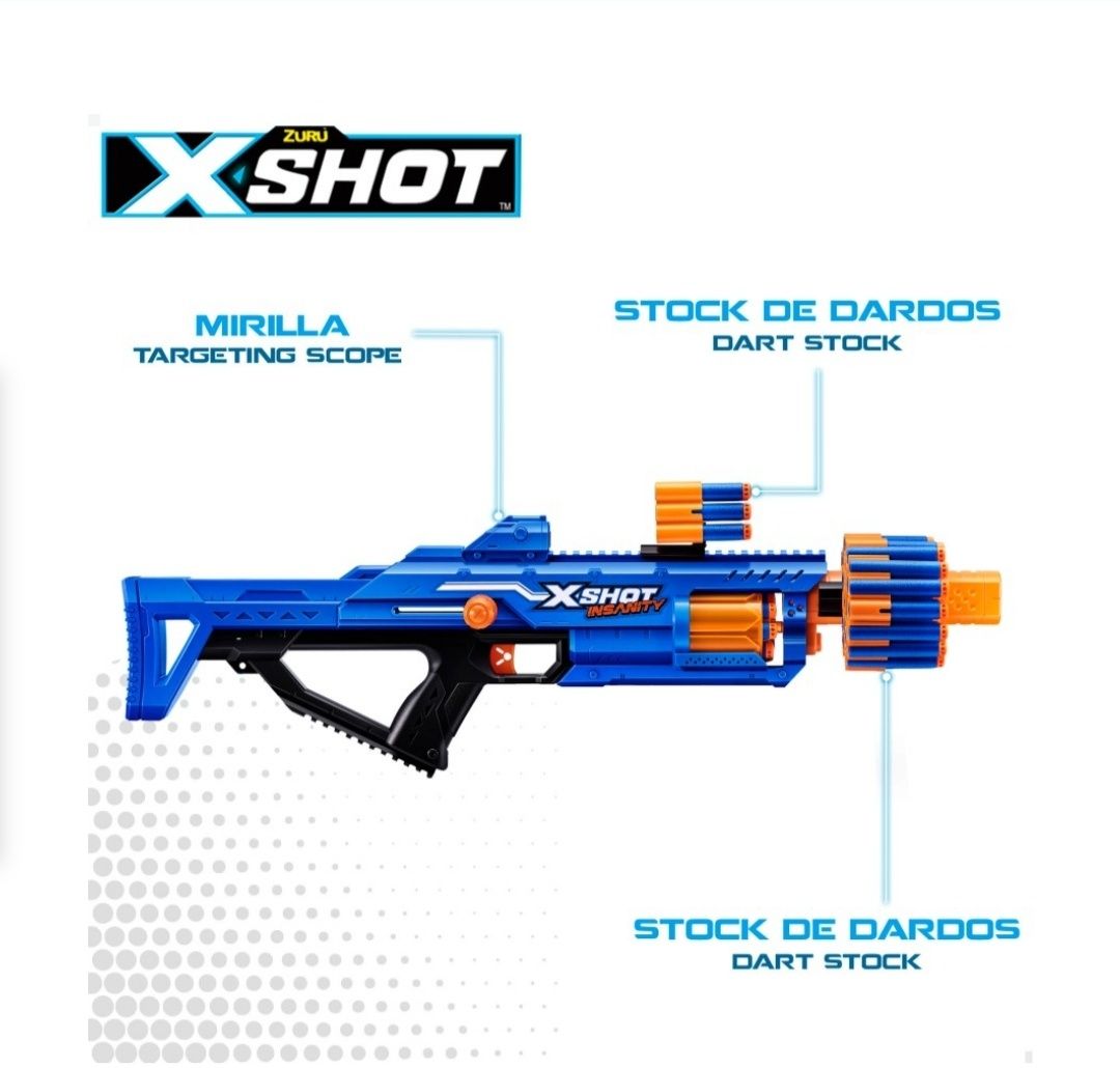 Pistola de dardos X-shot Berzerko