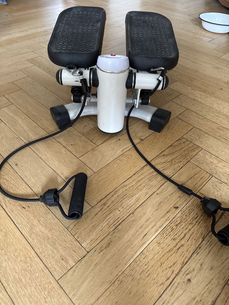 Stepper Spokey dwa ustawienia, taśmy do rąk