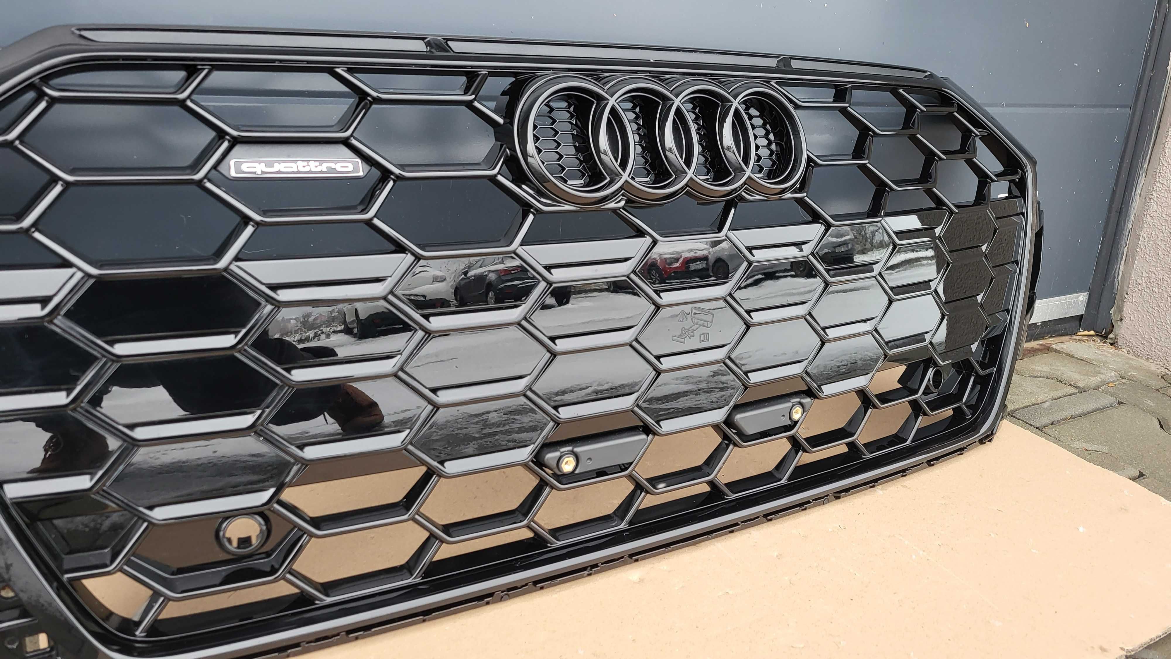 Atrapa chłodnicy GRILL Audi A5 F5 8W6 QUATTRO Lift 19- Kamera NOWA!!