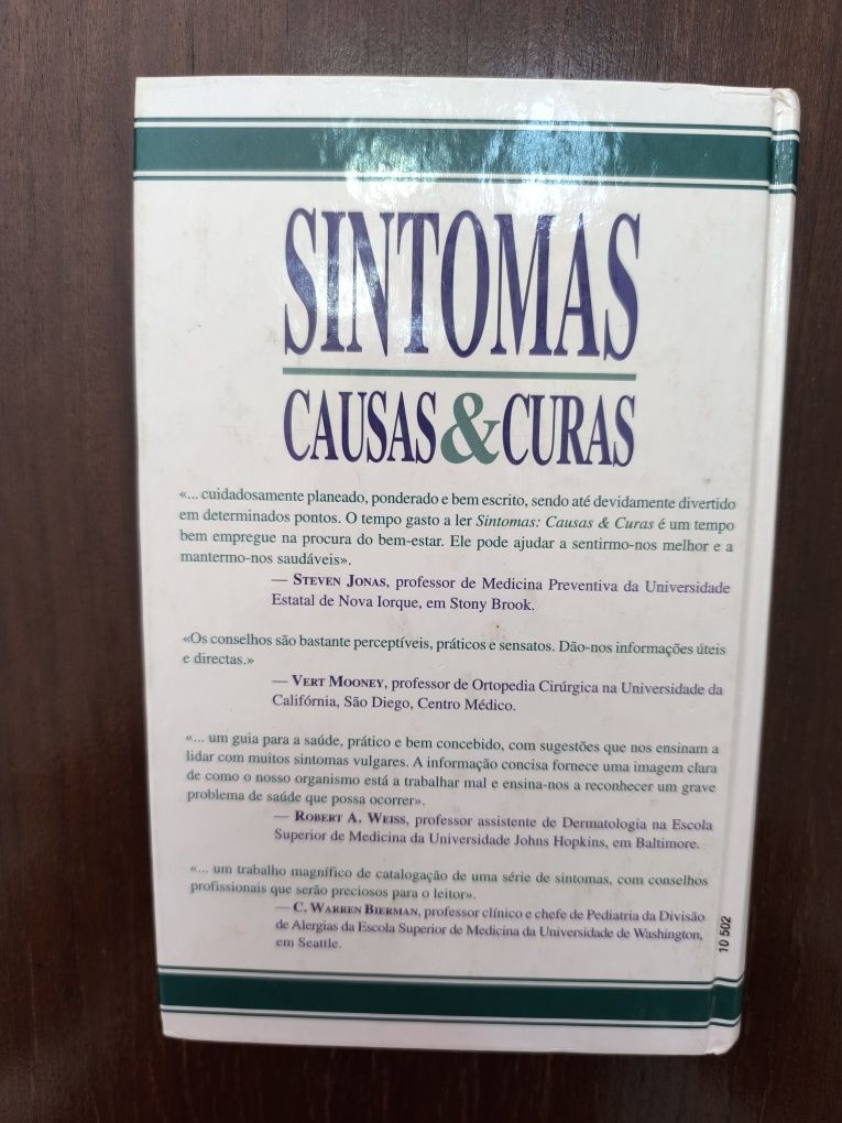 Sintomas, Causas & Curas - Livro