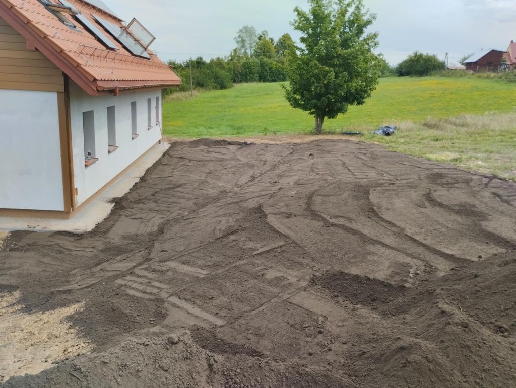 Prace ziemne usługi koparka kołowa