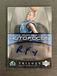 Karta NBA Randy Foye Autograf autofocus timberwolves minesota