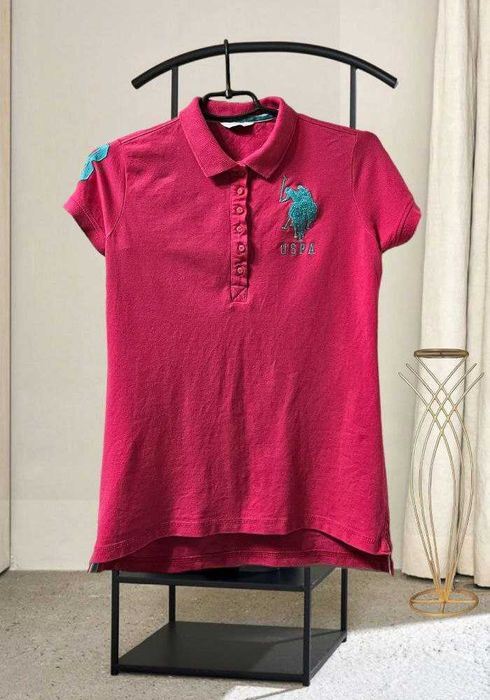 футболка яркая поло U.S. Polo Assn размер S/М