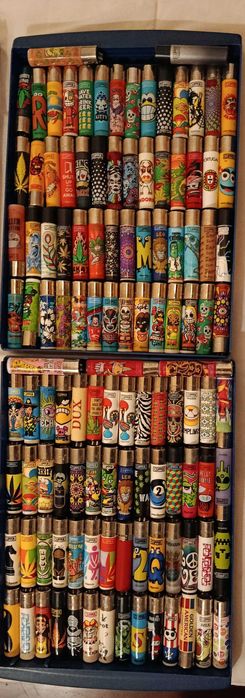 Lote isqueiros Clipper BIC e Marlboro