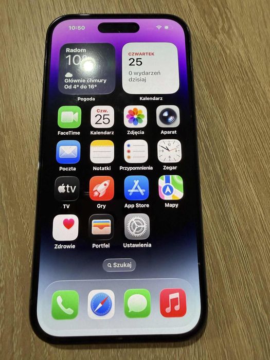 Iphone 14 Pro, kolor fiotetowy w idealnym stanie.
