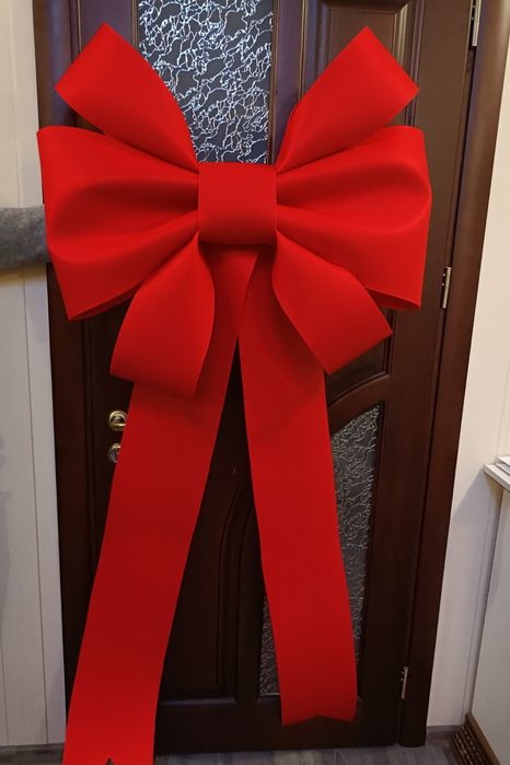 Бант на двері, бант на фасад, бант на ялинку, бант на авто