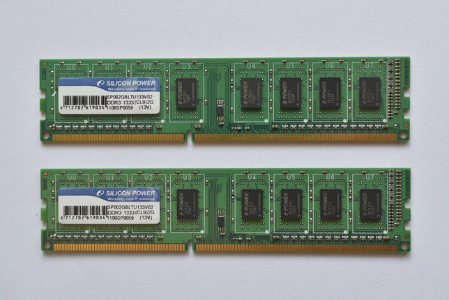 Оперативная память Silicon Power 2Gb DDR3 1333 MHz (PC3-10600)