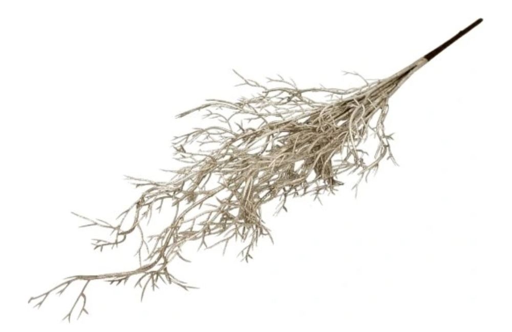 Dekoracyjny patyk beżowy dodatek gałązka bukiet