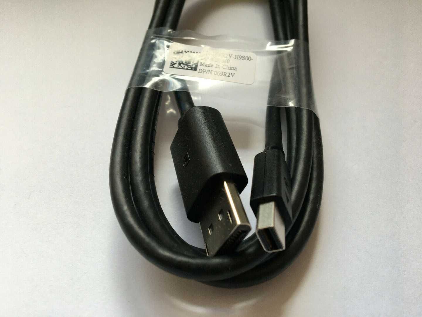 Kabel DisplayPort  DP - mini DP 1.8m NOWY ORYGINAŁ HP DELL