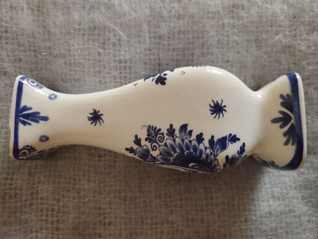 Cudny wazonik słynne " delfty" Delft blue handpainted Holland