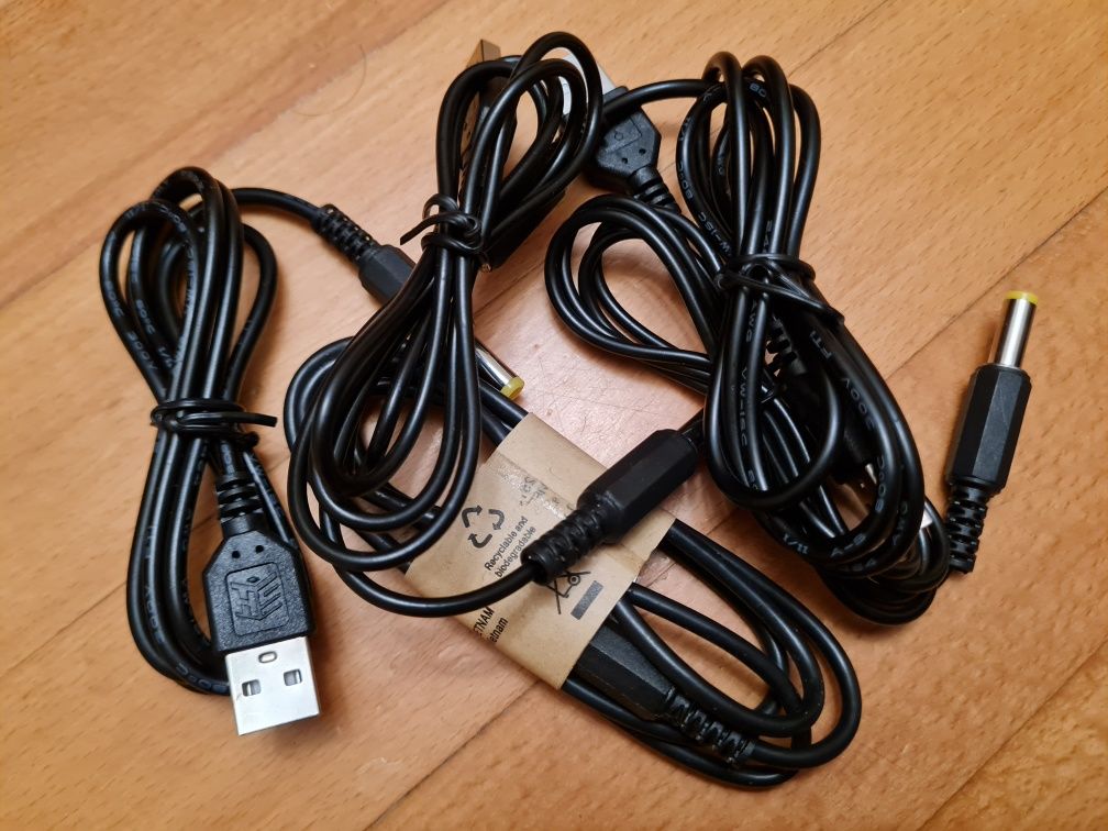 Кабель живлення, USB-DC 5V, 9V, 12V