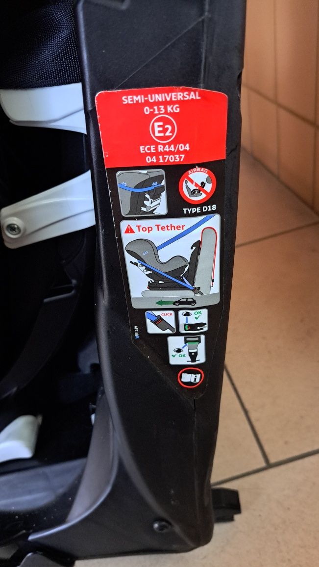 Cadeira isofix rotativa