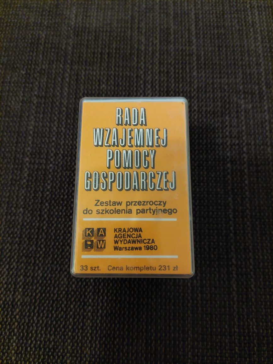Slajdy / przezrocza PRL / Rada Wzajemnej  Pomocy Gospodarczej