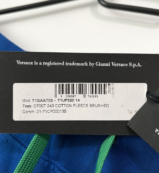 Spodnie Versace sportowe . Rozm M . Original