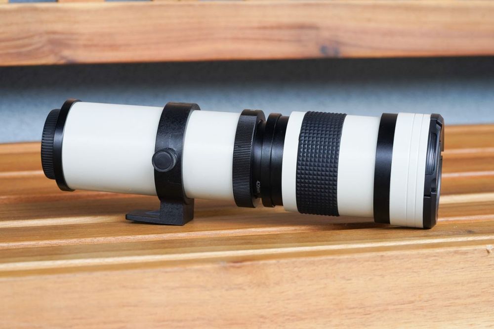 Andoer 420-800mm F/8.3-16 HD супертелефото ручной зум-объектив с крепл