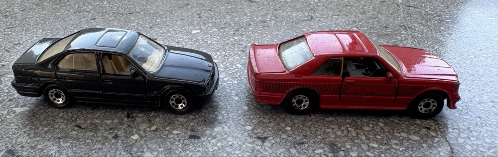 Zestaw Matchbox Mercedes 500 SEC BMW 5-Series