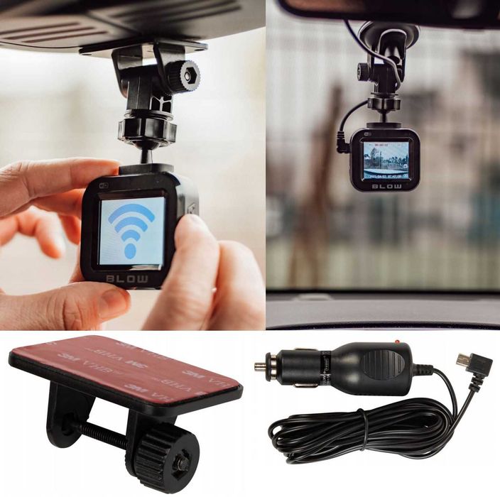 Kamera Samochodowa FULL HD Wideo REJESTRATOR Trasy Ekran Aparat 12MPX