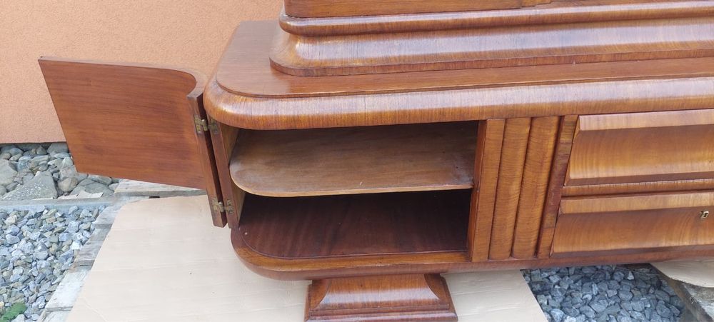 Zestaw mebli gabinetowych Art deco antyk dwudziestolecie miedzywojenne