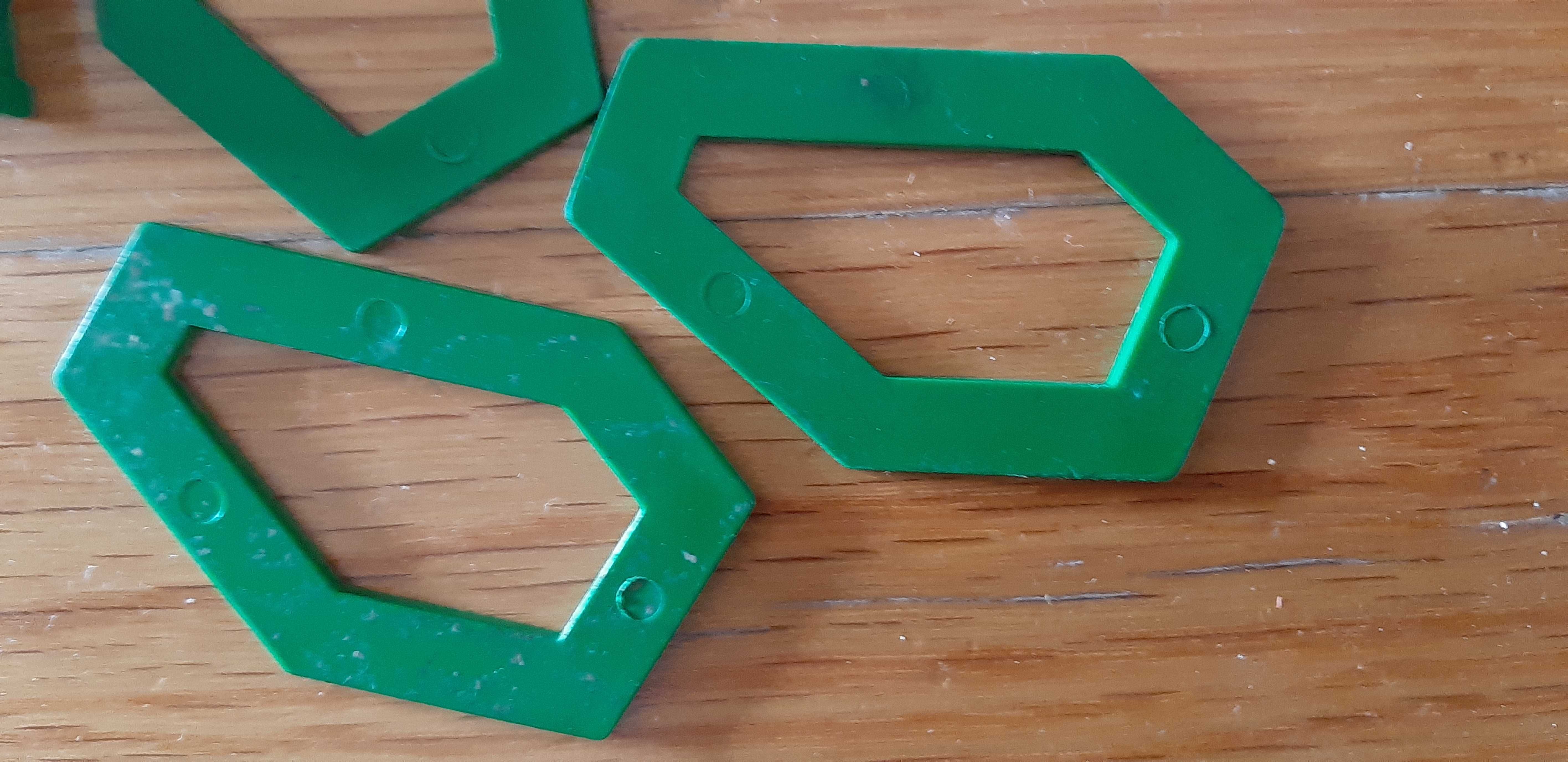 Scalextric - Lote 16 Peraltes Verdes