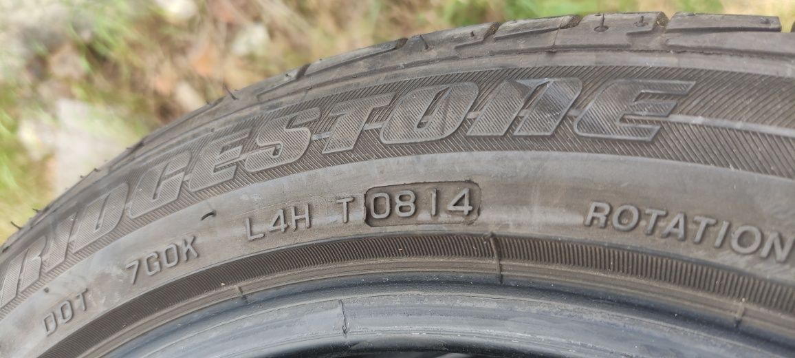 Opony letnie z 2014r 6mm 215/45/17 Bridgestone 8N8, możliwa wysyłka