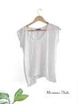 Camisola feminina Massimo Dutti – Manga curta – Tamanho XS