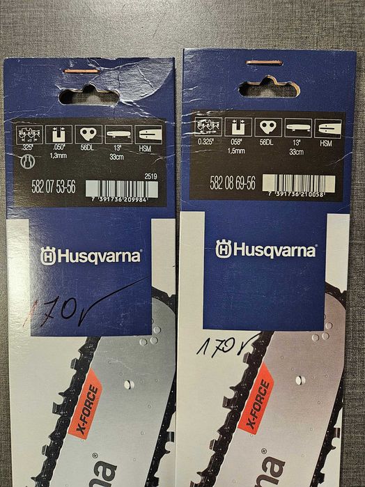 Oryginalna prowadnica HUSQVARNA 0,325"  1,3MM LUB 1,5MM  56 ZĘBÓW