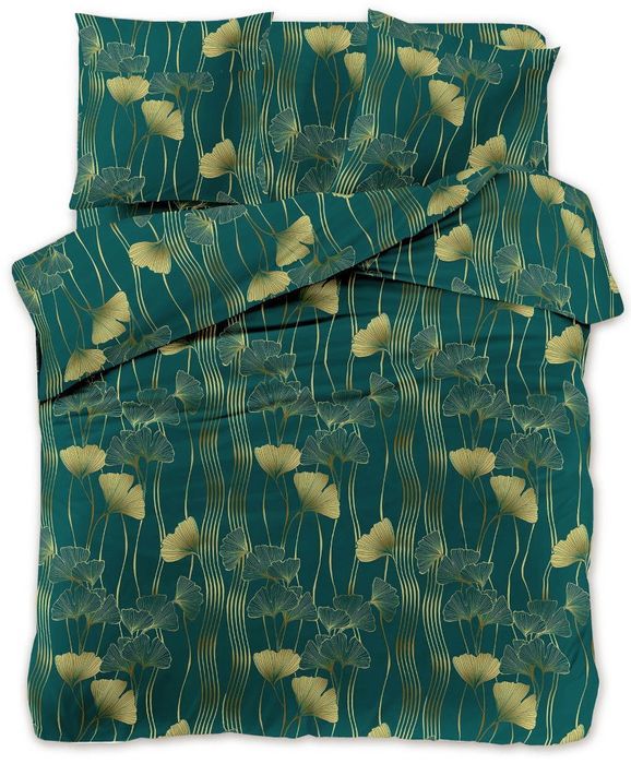 Pościel Butelkowa Zieleń 160x200 Satynowa 2219 eStilex