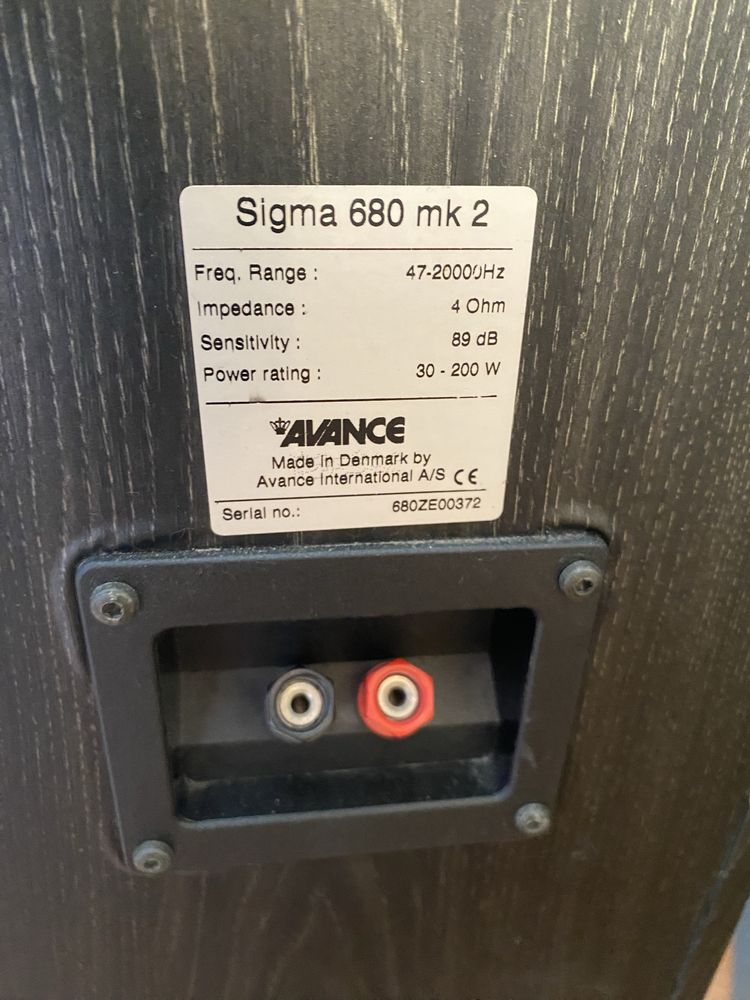 Avance Sigma 680mkII Made in Denmark