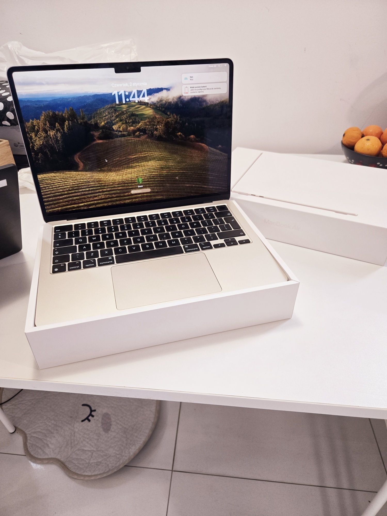Macbook Air M2 256GB Ksiezycowa Poświata